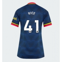 Camisa de Futebol Arsenal Declan Rice #41 Equipamento Secundário Mulheres 2026-27 Manga Curta